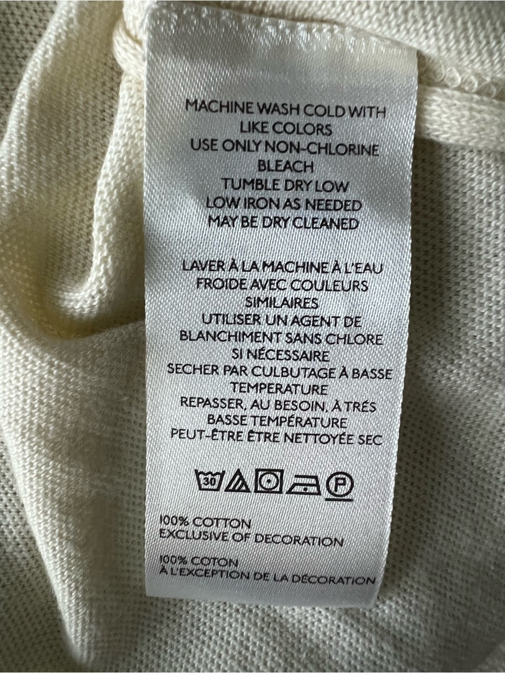 FREE PEOPLE We The Free Embroidered Fur Friend Tee in Westie Ivory Sz Small NWT - Picture 6 of 8